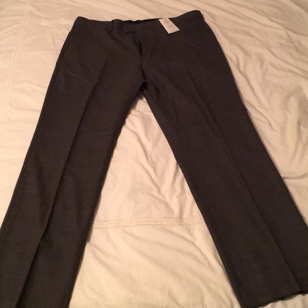 NWT BR Men’s Modern Slim Fit Wool Pants 36X32